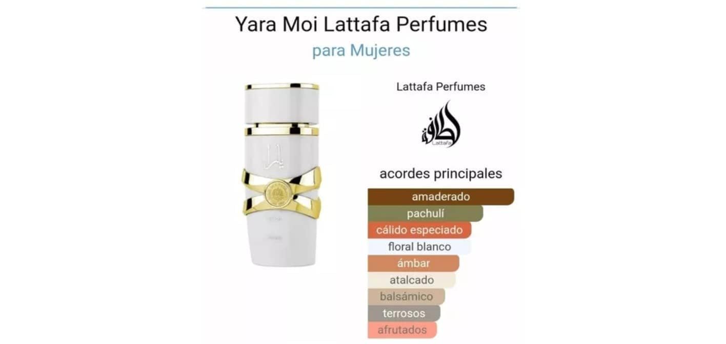 Lattafa Yara Moi Eau de Parfum Spray for Women, 3.4 Ounce